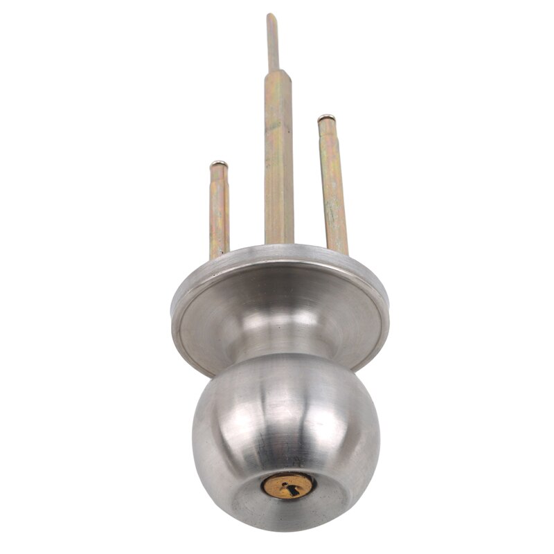 Stainless Steel Lock Round Ball Door Knobs Rotation Lock Knobset Handle Entrance Lock With Keys Bedrooms Supplies: style3
