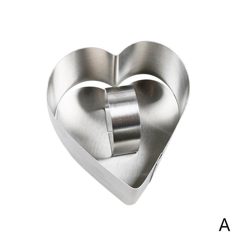 Steel Mould For Baking Dish DIY Bakeware Tools Cupcake Salad Dessert Die Mousse Ring Cake Cheese Tool: A