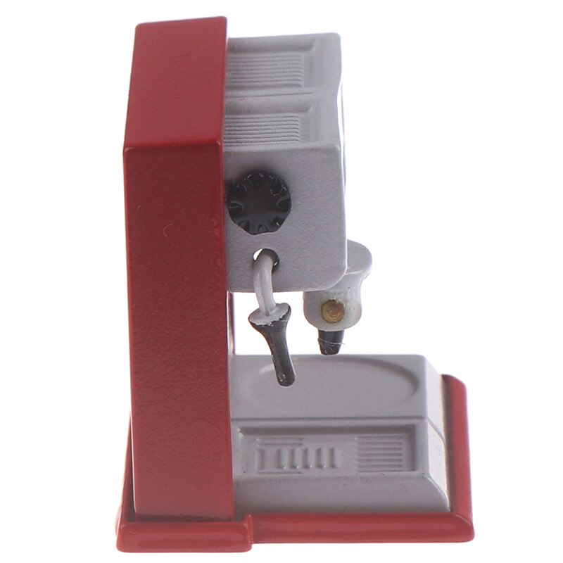 Maßstechen 1:12 Puppenhaus Hause DecorMetal Kaffeemaschine Simulation Küche Möbel Puppe Haus Miniatur Zubehör