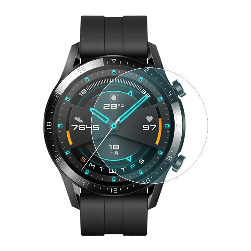 3PC 9H HD Tempered Glass Screen Protector Film For Huawei Watch GT 2 46mm GT2 GT Active Transparent Screen Protection Film