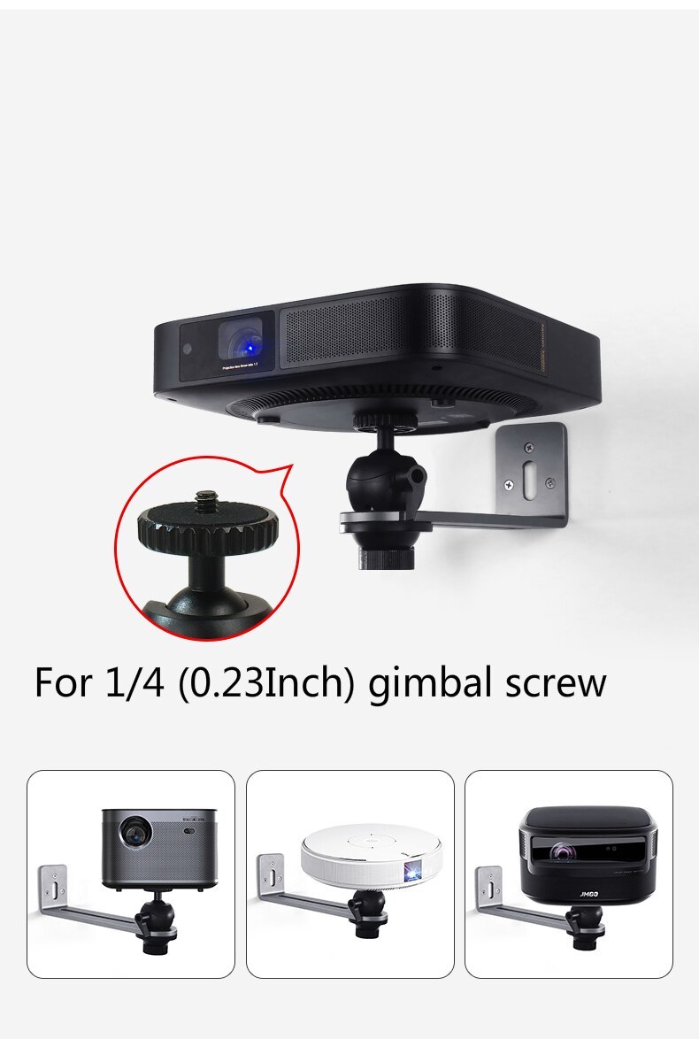 Projector Bracket Projector Wall Mount adjustable Universal Wall Mount Stand suitable for XGIMI Z4/Z6X/h3S,JMGO J10/G9/O1