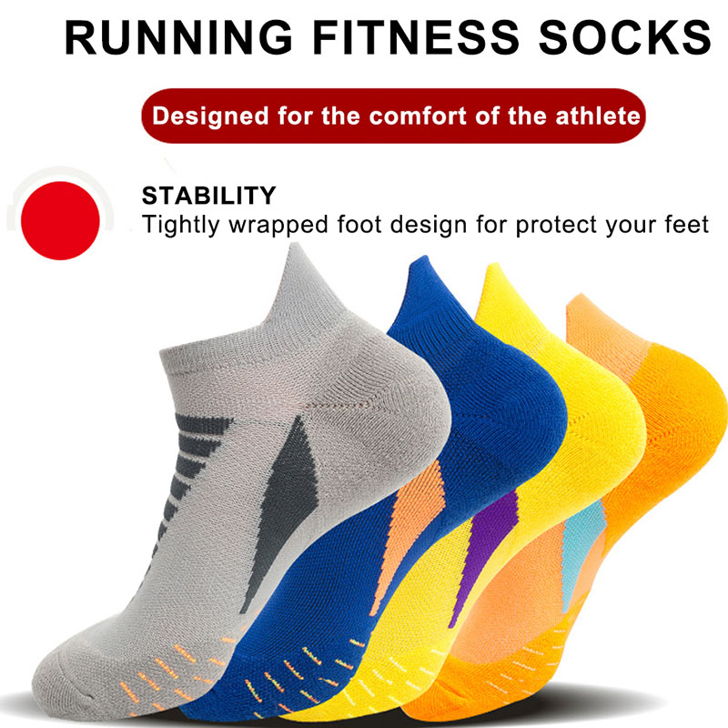 1 paar Sport Sokken Riding Fietsen Basketbal Running Sport Sokken Zomer Wandelen Tennis Ski Man Vrouw Fiets Fietsen Sokken