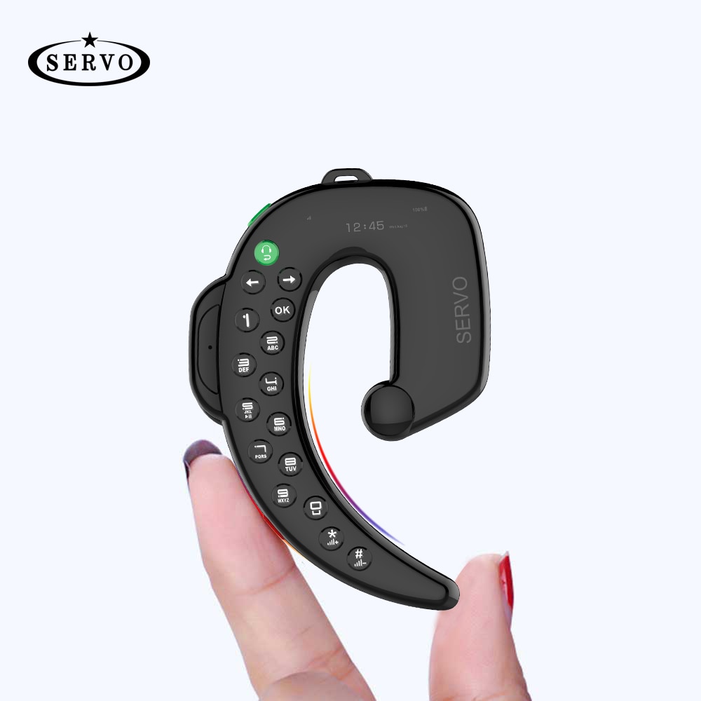 Mini Telephone SERVO L9 0.87" Smallest Size Bluetooth Dialer Cellphone MP3 Single Card Small Mobile Phone