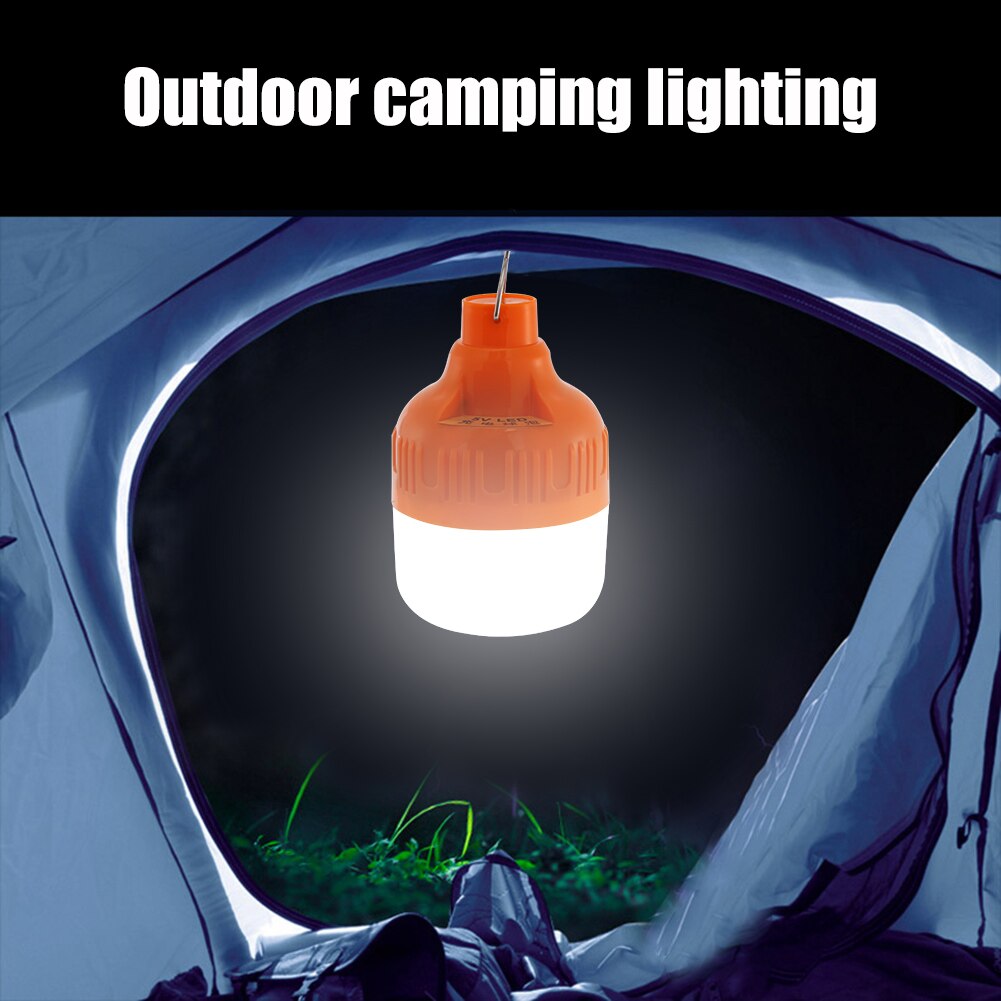 Emergency Light LED Bulbs 3 Mode Rechargeable Lighting Lamp Camping Portable Outdoor Elements for Outdoor Camping