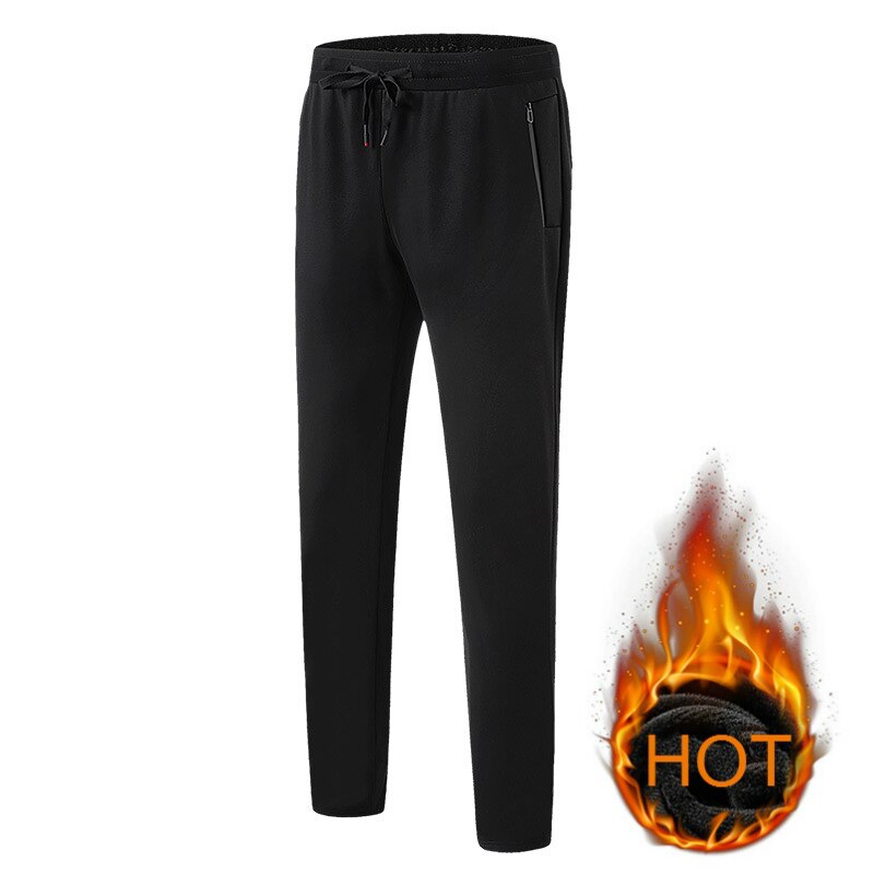 Big Size 6xl 7xl 8xl Men Sweatpants Joggers Solid Fleece Winter Warm Track Pants Male Thick Jogging Trousers Hip Hop Streetwear
