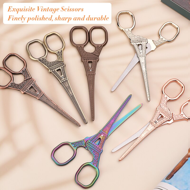 MIUSIE Durable Tailor Scissors Sewing Scissors DIY Household Fabric Cutter Shears Cross Stitch Scissors For Sewing Needlework