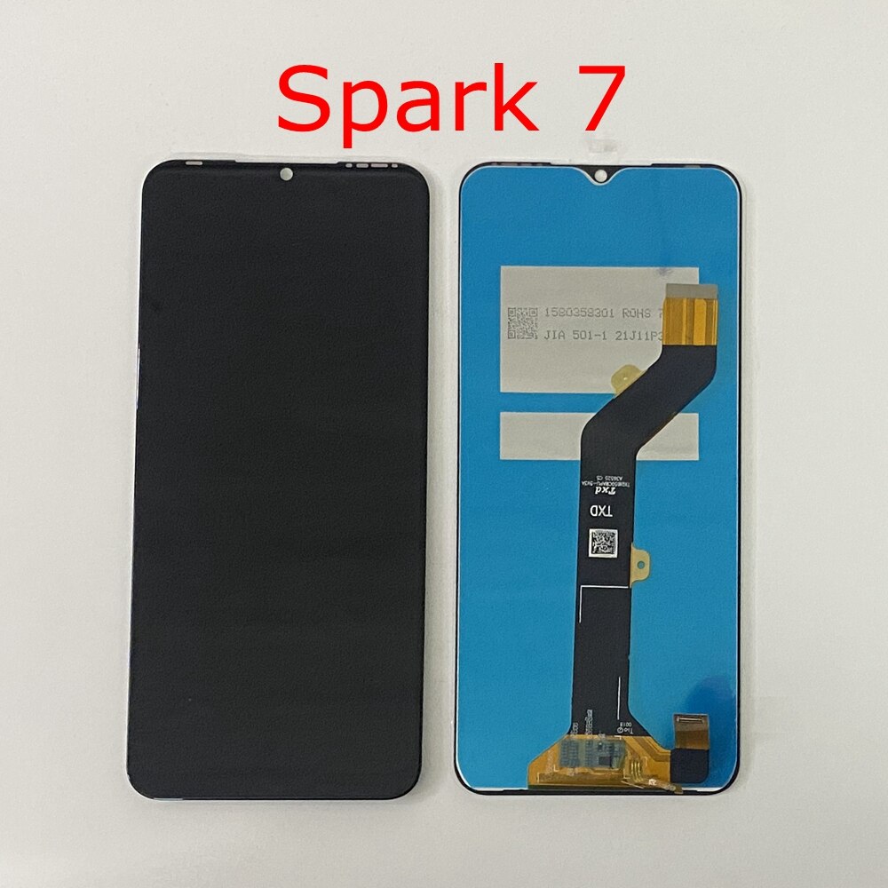 Pantalla táctil LCD Original para Tecno Spark 7, digitalizador de pantalla táctil para Tecno Spark 7 P, montaje LCD Spark 7T Spark 7 Pro