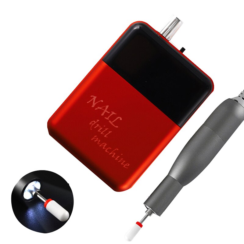 Nagelvijlboor oplaadbare elektrische nagelkunstlakmachine manicure-instrument - amerikaanse stekker eu-stekker