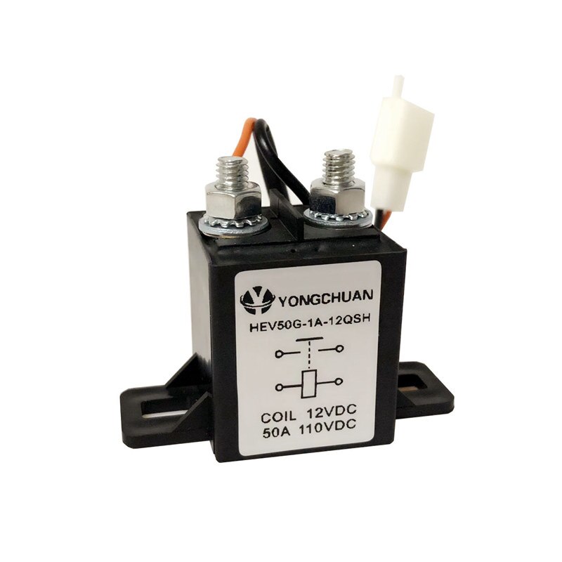 Jævnspænding 60 v 72 v 110 vdc 50a 60a anti-bue højspændings bilrelæ 150a 12 v 24v