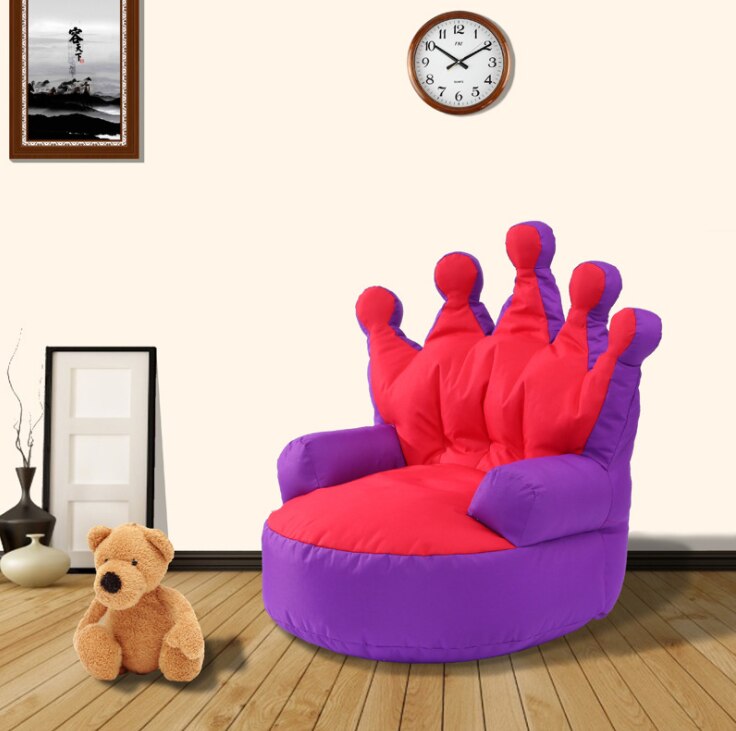 Barnstol soffa barn bean bag tecknad haj hud exklusiv baby stol småbarn bo puff sits bean stol endast täcka ingen fyllning