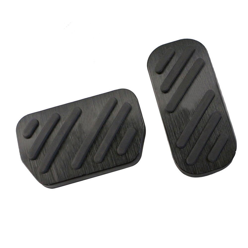 Pedales de aleación de aluminio para coche, cubiertas de pedales de freno de Gas, acelerador, accesorios AT, C-HR para Toyota, C, HR, CHR, - 2022: AT Black