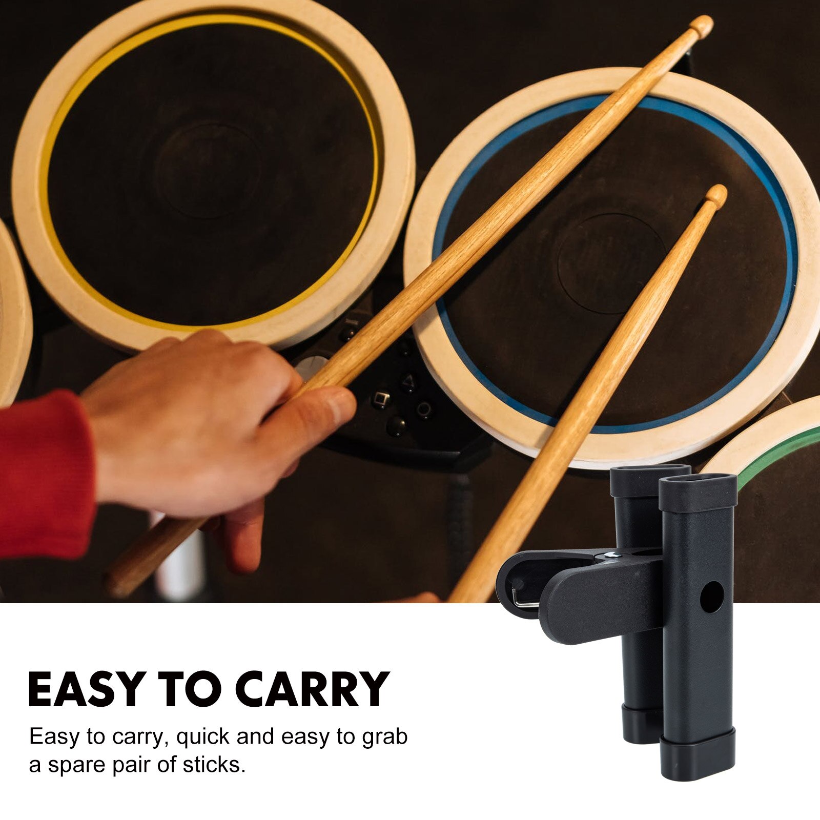 Portable Drumstick Container Professional Drum Stick Drum Set Stick Holder