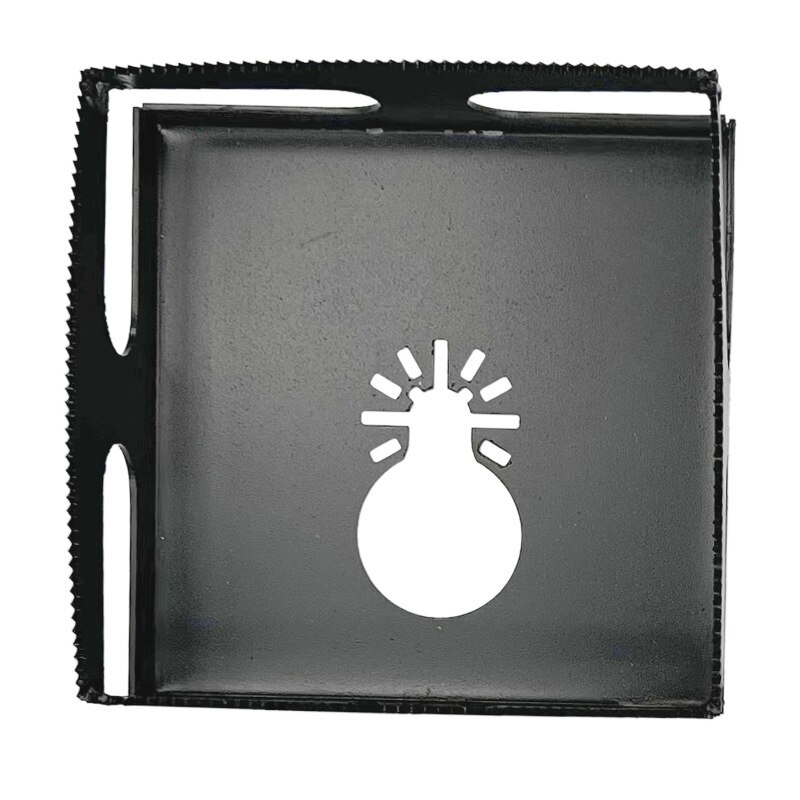 Square Slot Cutter Square Milling Cutter Carving for Drywall Holes Opener Rectangle/Square Sloting Tools Woodworking Accessories: Square Black