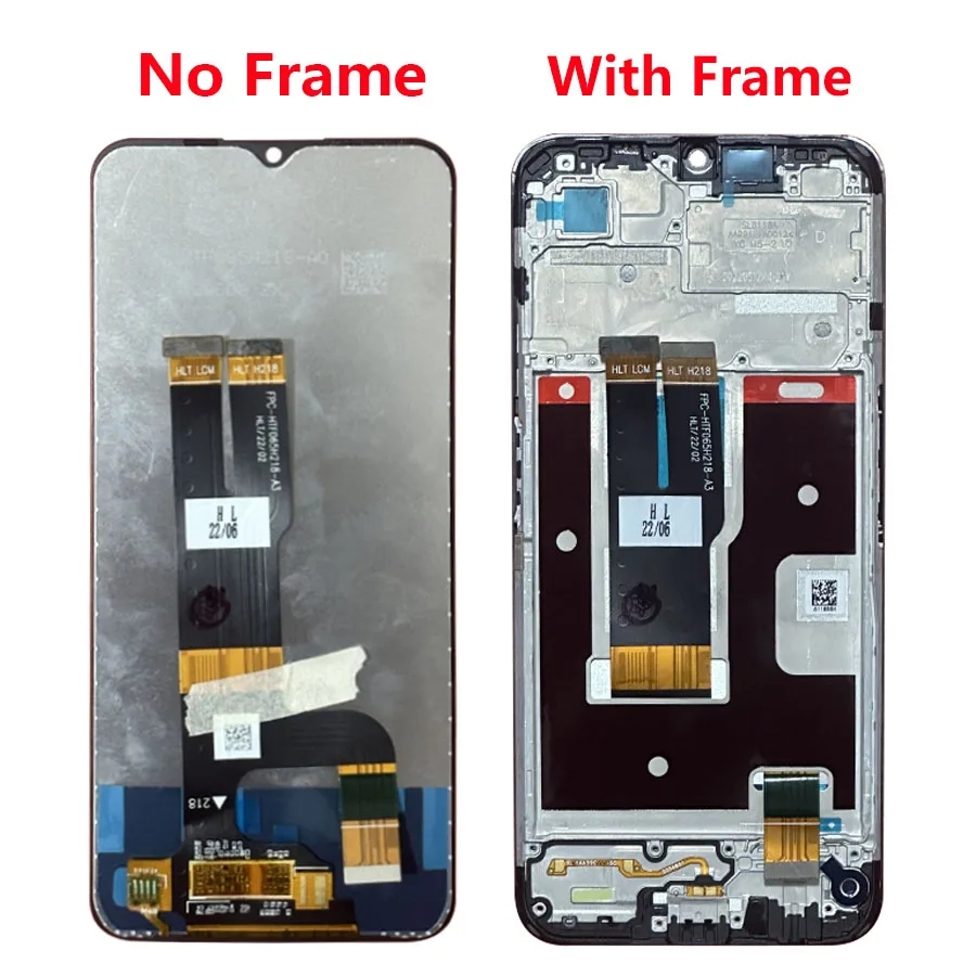 Pantalla LCD de 6,5 pulgadas con marco para móvil, montaje Digital con Sensor táctil para OPPO Realme, C31, RMX3501, Realme, C31
