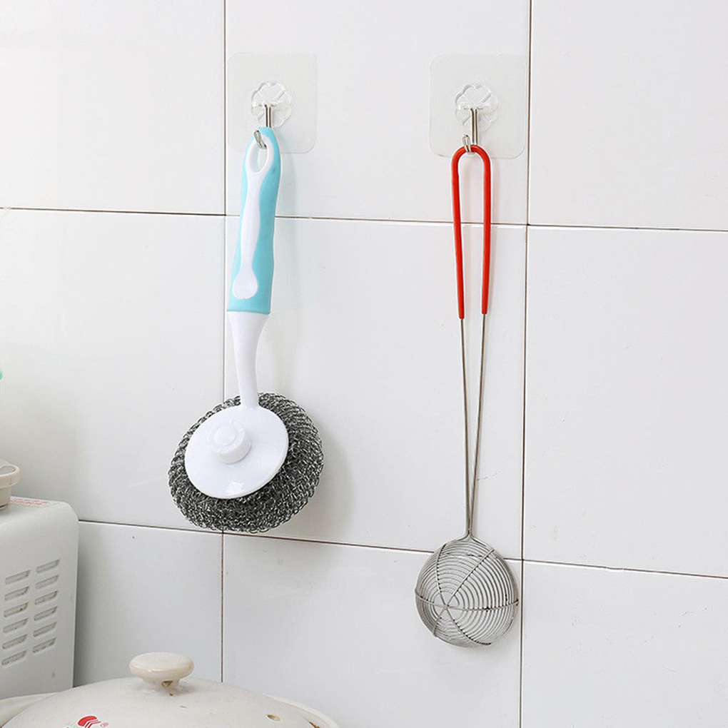 2 uds. Colgadores con forma de gancho ventosa extraíble para baño, cocina y pared