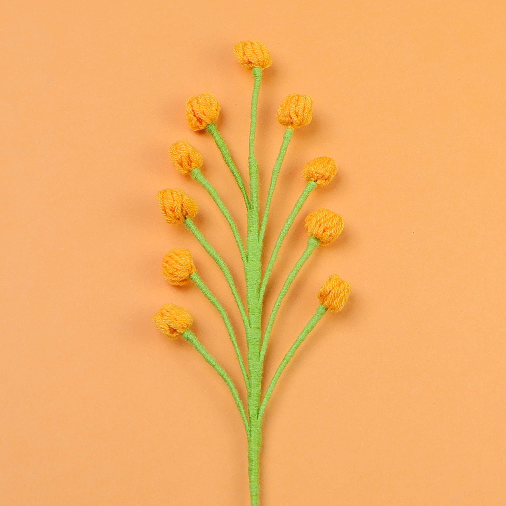 Søt heklet blomsterbukett strikkede blomster flores tejidas en heklet hjemmedekorasjon morsdagsbukett: Multi