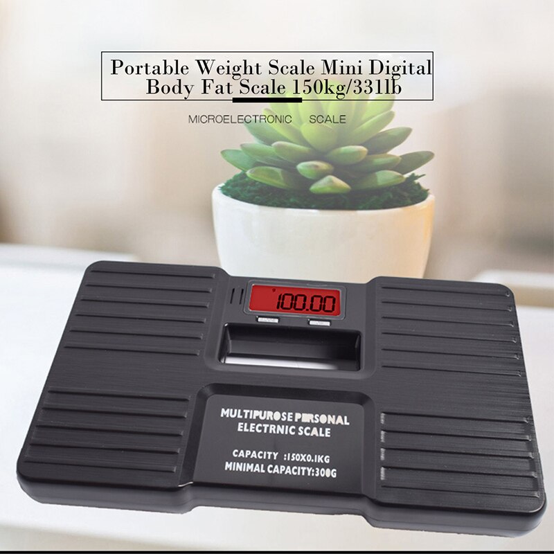 Precision 150KG 0.1KG Personal Scales Electronic Bathroom Human Body Floor Scale Portable Body Weighing Balance Weight Device