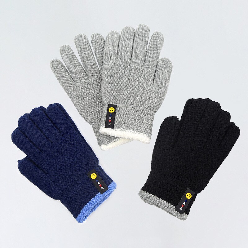 6-10 anni New Fashion Kids guanti a maglia spessa guanti invernali caldi guanti elasticizzati per bambini accessori per neonati per bambina