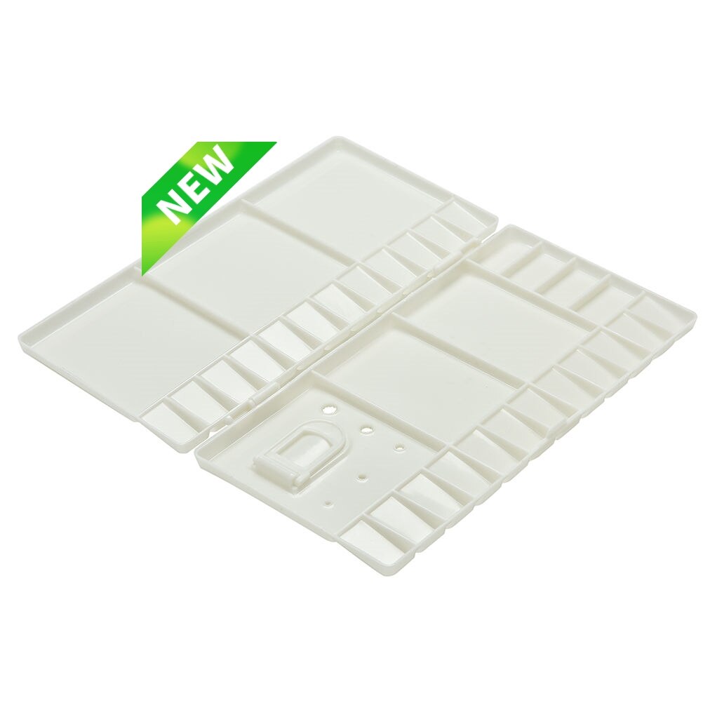 33 Grids Large Art Paint Tray Artist Oil Watercolor Plastic Palette white Large Art Paint Tray Artist Drawing Tool