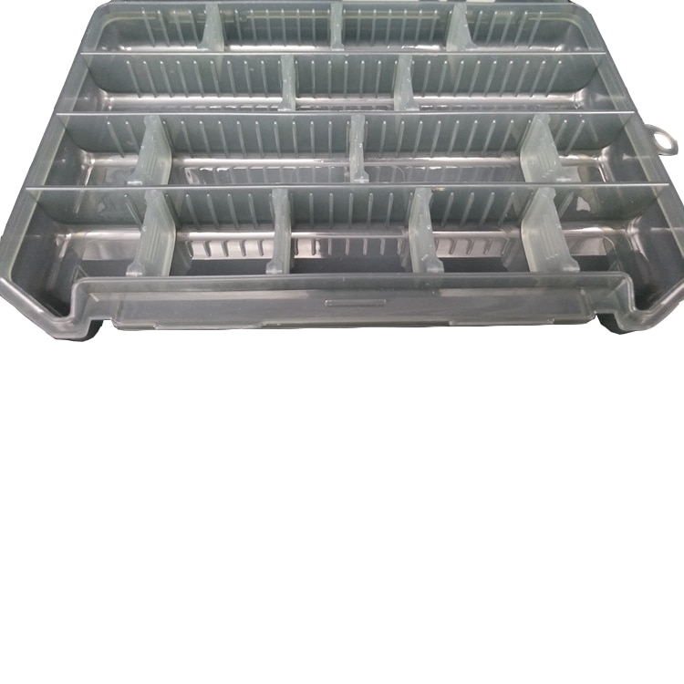 Fly Fishing Accessories Tackle Lure Bait Storage Box Waterproof Parts Plastic Insert Piece Accept Gear Articles Carp Kits Black