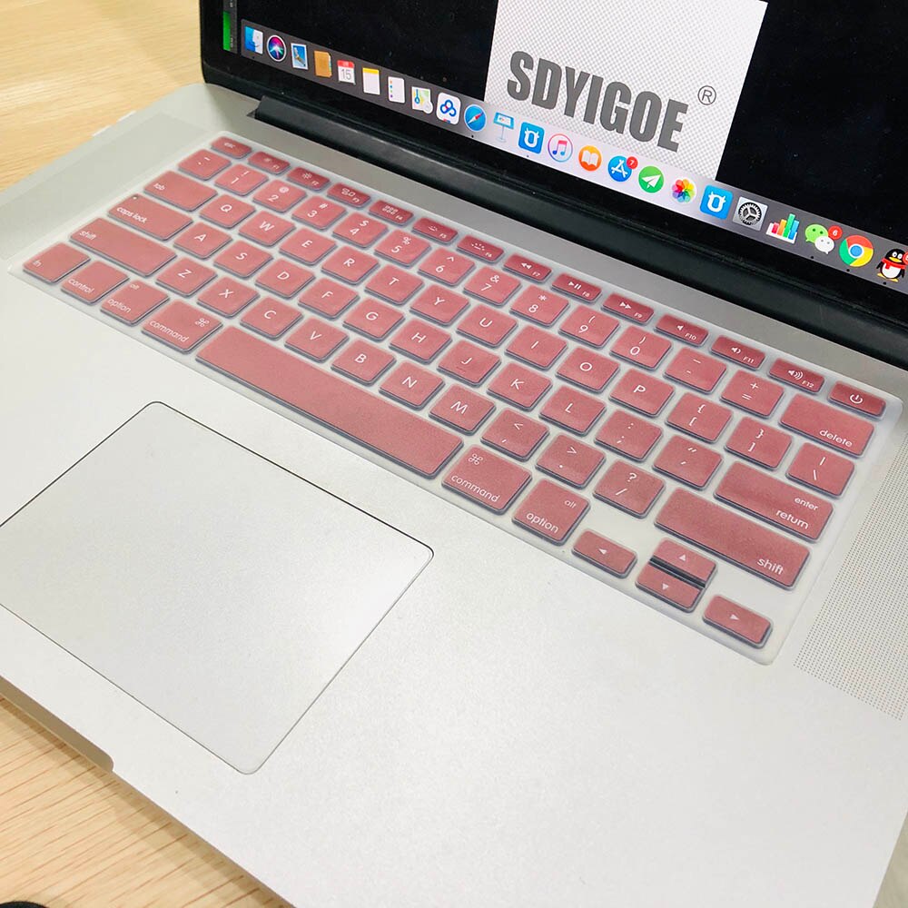 Laptop keyboard cover for macbook air 13inch model A1466 A1369 U.S. Edition Us-Enter English text Keyboard protective film: L