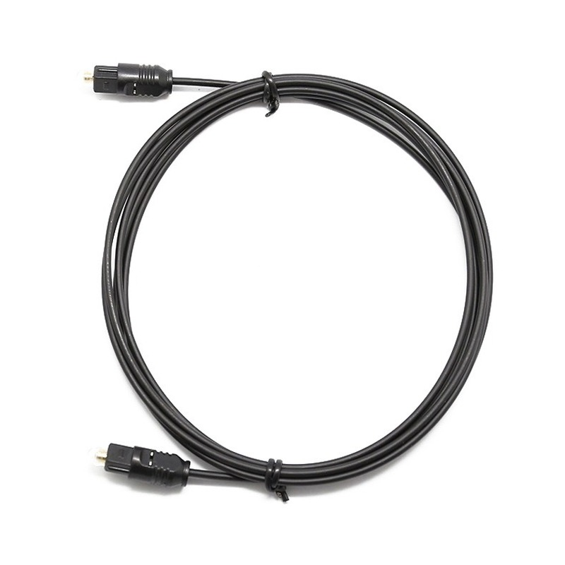 OD2.2mm Optical Fiber Audio Cable, Metal Audio Audio Cable Toslink Cable Digital Cable Plastic Optical Fiber Audio Transmission