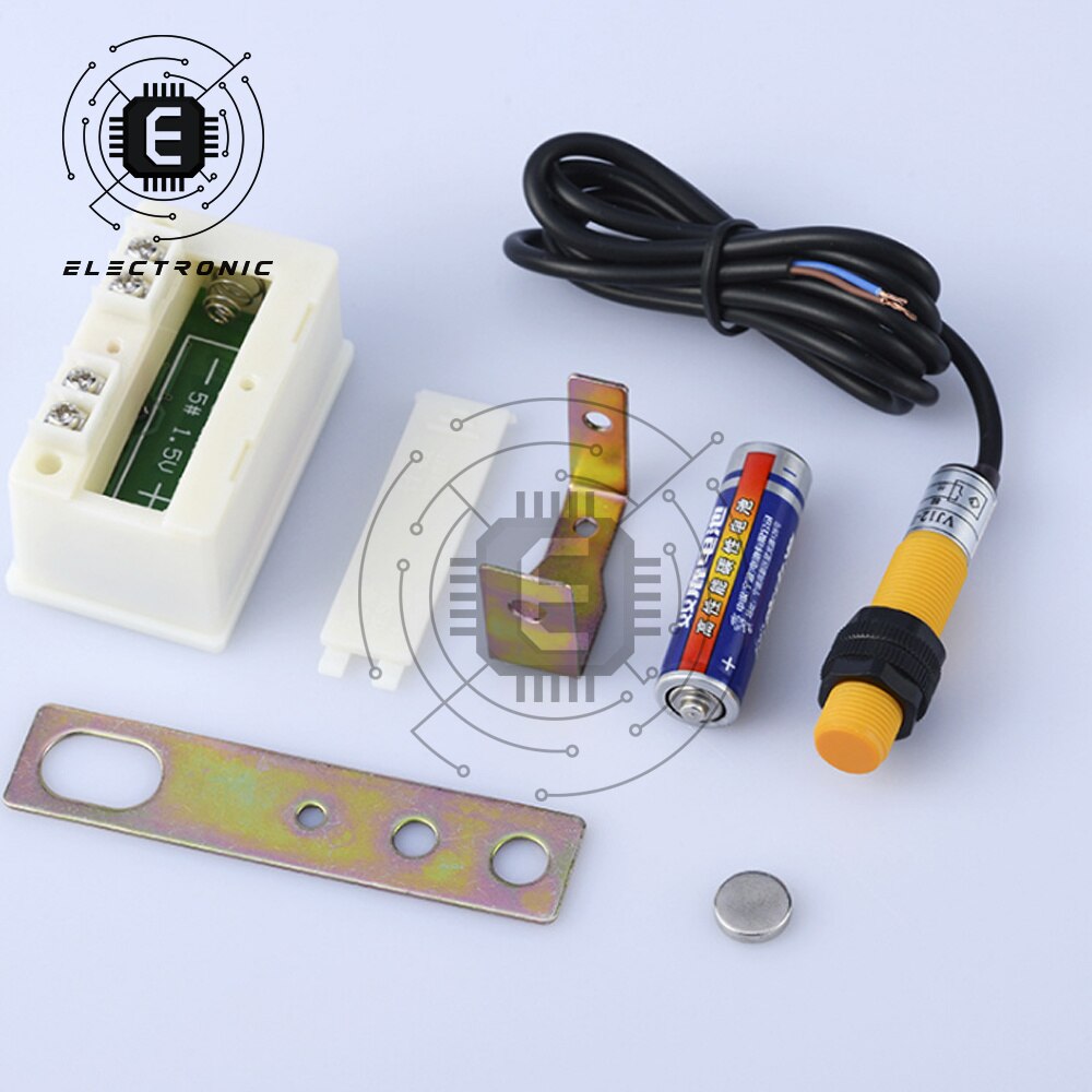 5/6 Ziffer Elektronische Digital Anzeige Zähler Nähe Industrie Magnetischer Sensor Schalter schlagen Zähler Induktion Zähler Meter