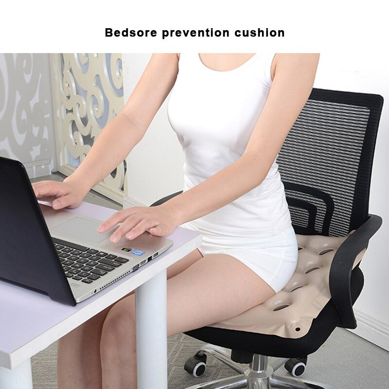 Massage Kussen Lucht Opblaasbare Zitkussen Met Warmte Verzegeld Bouw Rolstoel/Home/Office Seat Pad Bolster Cojines Kussen