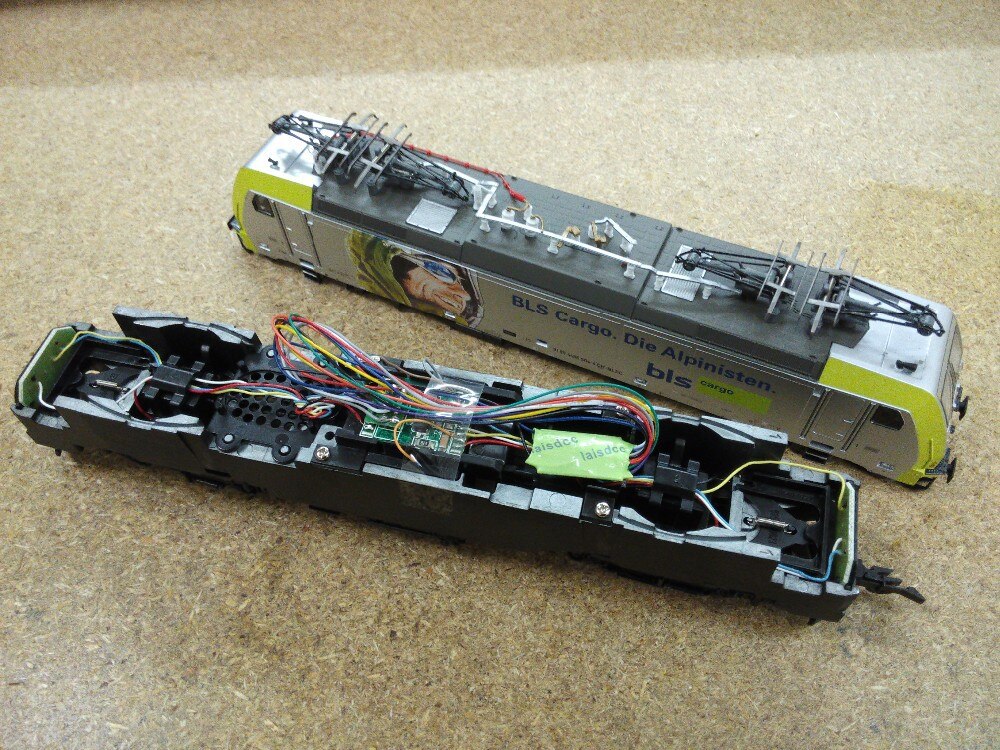 Décodeur LOCO DCC pour TRAIN à échelle HO N, 4 fonctions, 9 fils, 860014, LaisDcc, série tangu