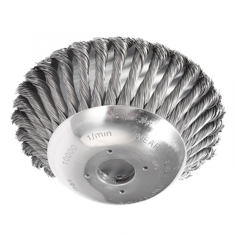 Iron Plate Steel Wire Trimmer Head Replacement Garden Lawn Mower Accessory