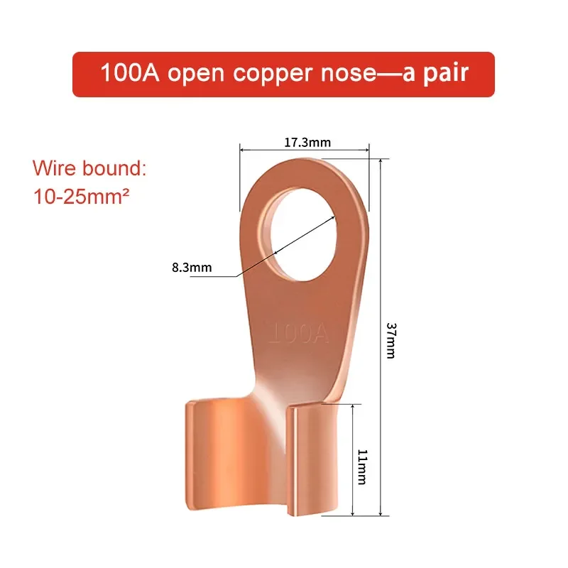 100A Waterproof Male Female Connector for Parking Air Conditioning High Current Truck Anti Detachment Charging Power Head Plug: Orange