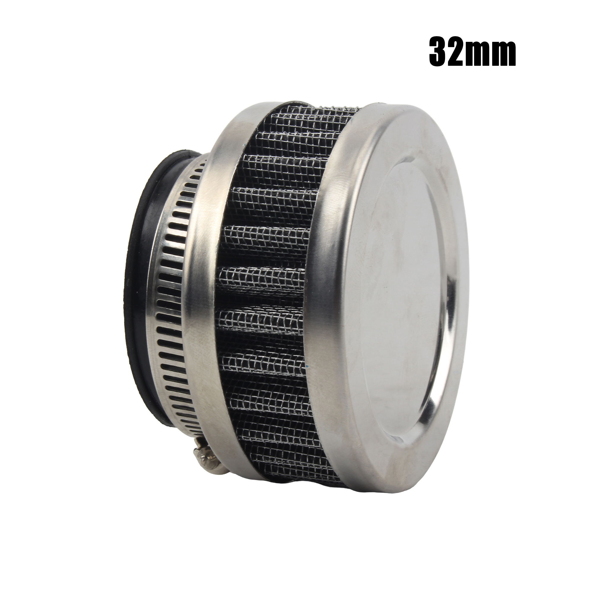 Motorcycle Air Filter Cleaner Sports Intake 28mm 32mm 35mm 38mm 42mm 44mm 48mm 50mm 54mm 58mm Dirt Bike Universal Scooter Parts: Dark Grey