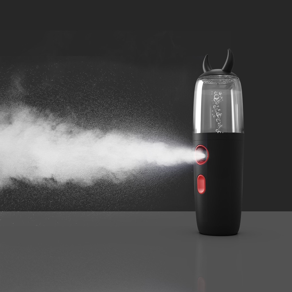 Portable USB Face Humidifier Vibration Atomization Facial Steamer 30ml Spray Water Mist Diffuser Mini Handheld Face Humidifier