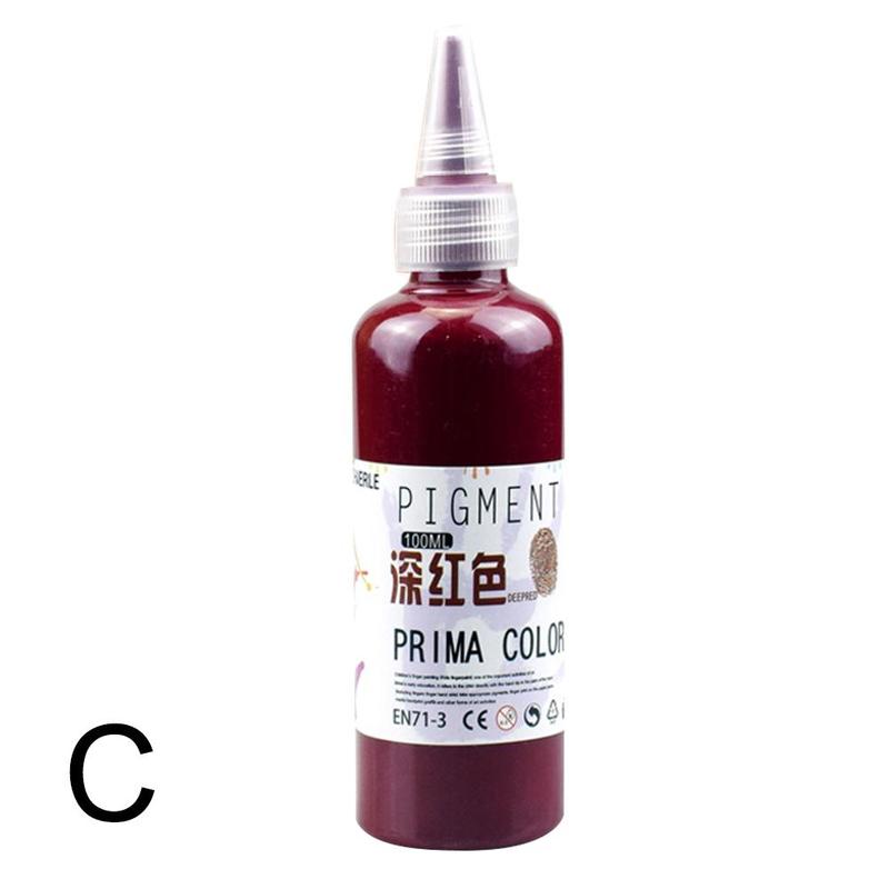 Multicolor Kindergarten School Painting Art Student Painting Watercolor Child Paint Art Washable Finger Paints Diy Big Todd Q7a2: C