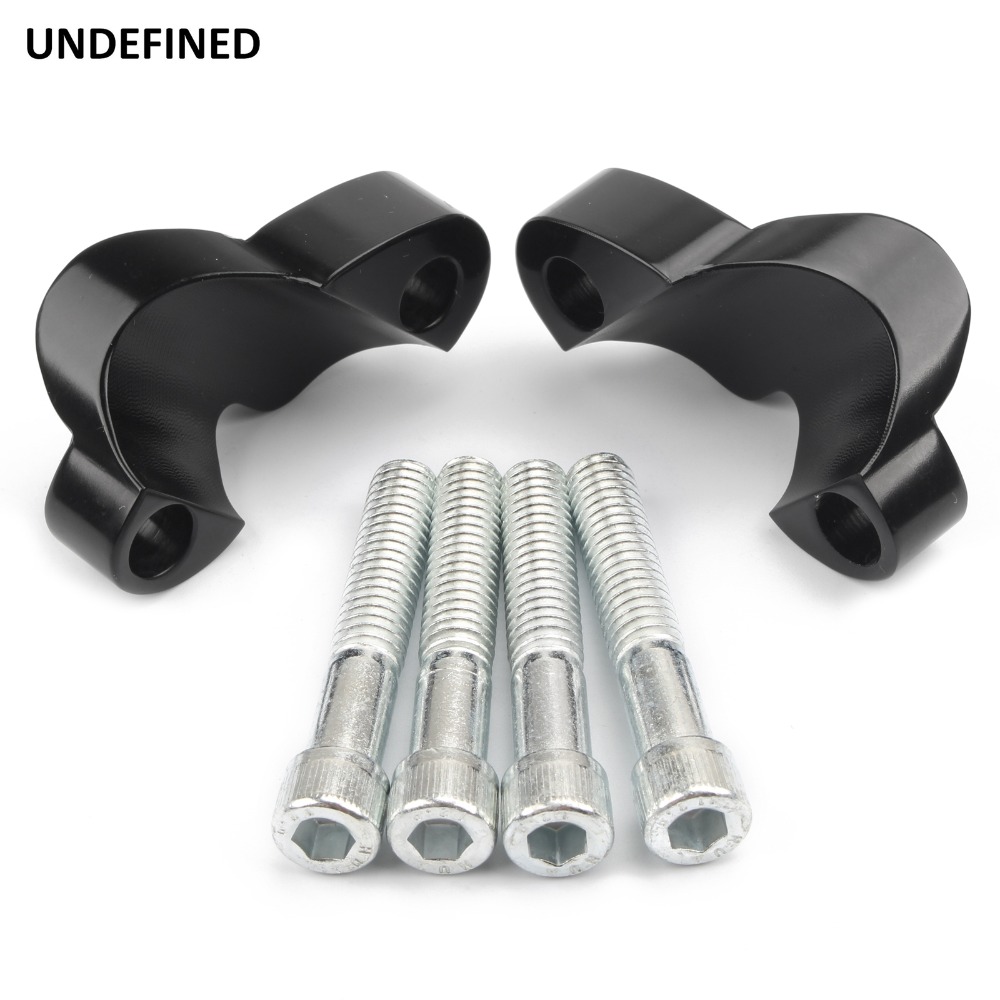 Motorcycle Handlebar Spacer Riser Kit Aluminum 1&quot;Bar Heighten Block Extension Kit For Harley Sportster XL1200XS 48 -2022