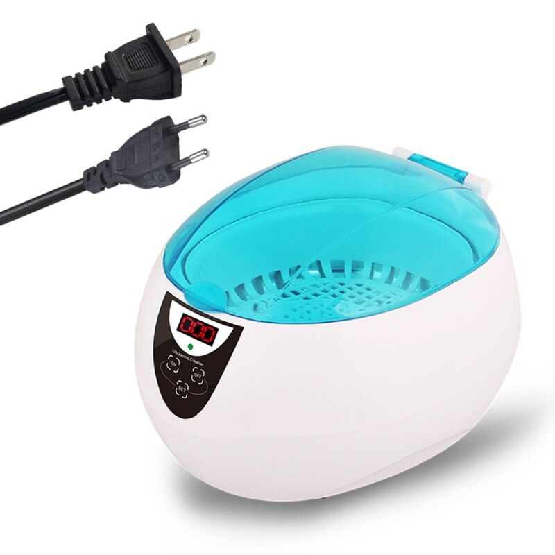 Schmuck Uhren Reiniger Tragbare Ultraschall Reinigung Maschine mit Digital Timer M6CB