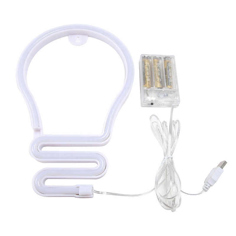 LED Neon Light Sign Clouds USB AAA Battery Powered Wall Art Bedroom Decor Hanging Home Wedding Party Decor Xmas