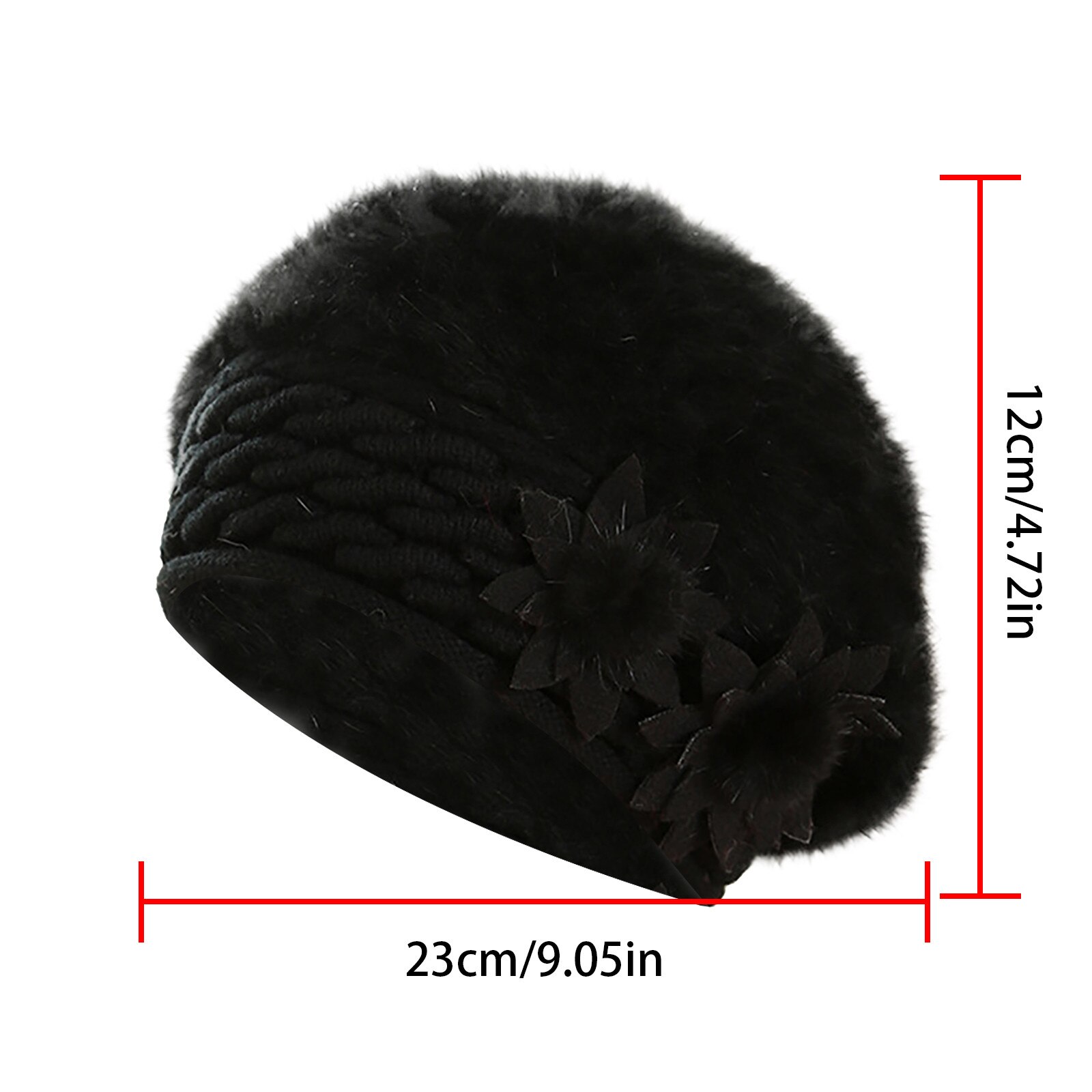 Top des ventes , bonnet en coton pour femmes, ample, Baggy, hiver, , doux, Crochet, femme, chapeau, , fleur, chapeaux,