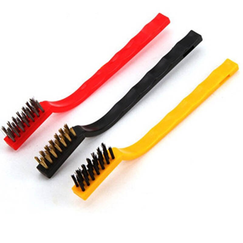 Cepillo de cobre multifuncional para cocina, herramientas de limpieza de estufa de Gas, cepillo de hierro, brochas de fibra de Metal, cepillo de alambre, 3 uds.