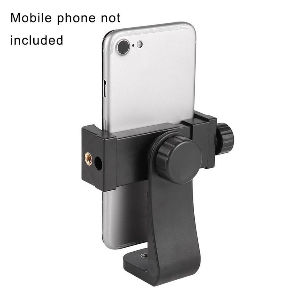 Cell Phone Clip Vertical Bracket Smartphone Tripod Mount Holder 360 Degree Rotation For All Cell Phone