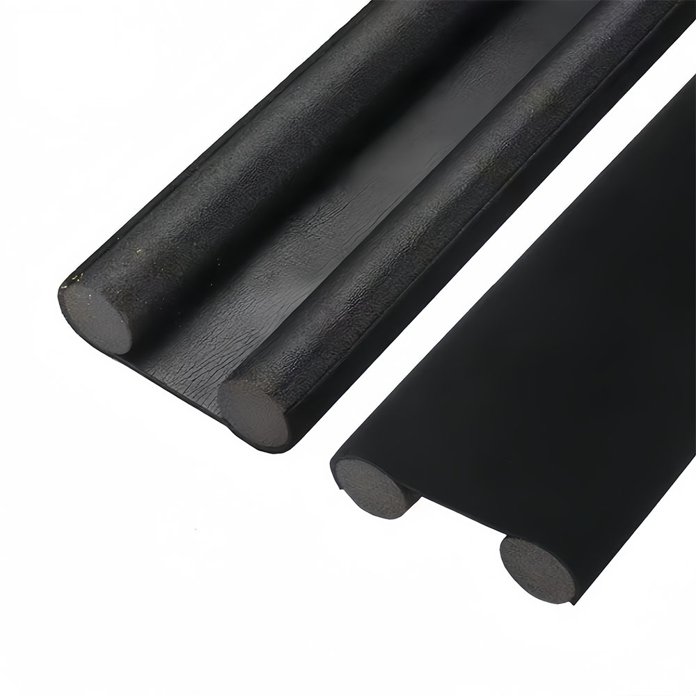 1PC/5PC Door Draft Stopper Weatherproof for Bottom of Doors Guard Double Flexible Wind Noise Weather Stripping Door Seal Door: black / 3M