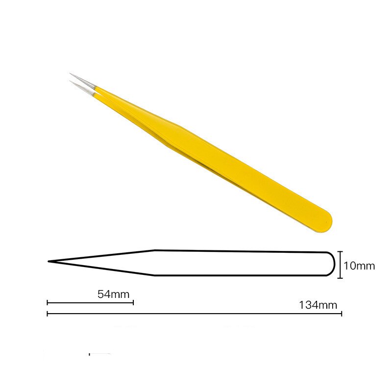 Macaron Kleur Roestvrijstalen Pincet Diy Scrpabooking Tape Sticker Gebogen Tool Thuis Werken Model Making Hand Tool: I