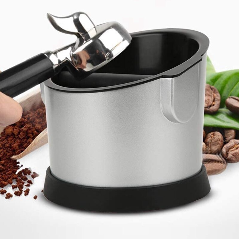 Coffee Knock Box, Espresso Knock Box Practical Coffee Knock Container Coffee Grounds Box Bucket Accessory for Milk
