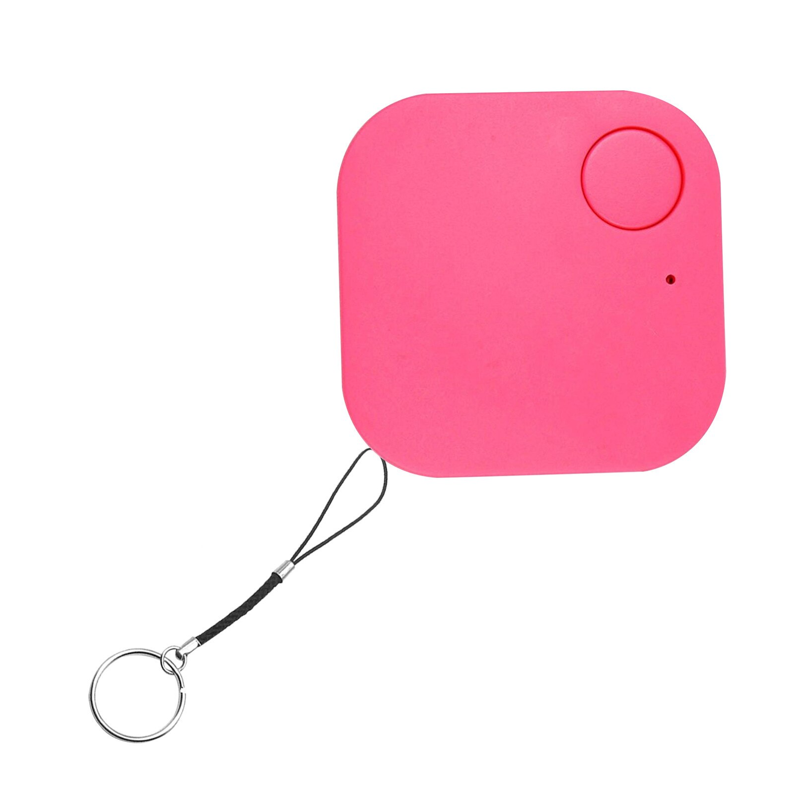 Mini sporingsenhed kat hund kæledyr tracker placering vandtæt anti-tabt smart aktivitet trackers bluetooth nøgle finder gps locator: Lyserød