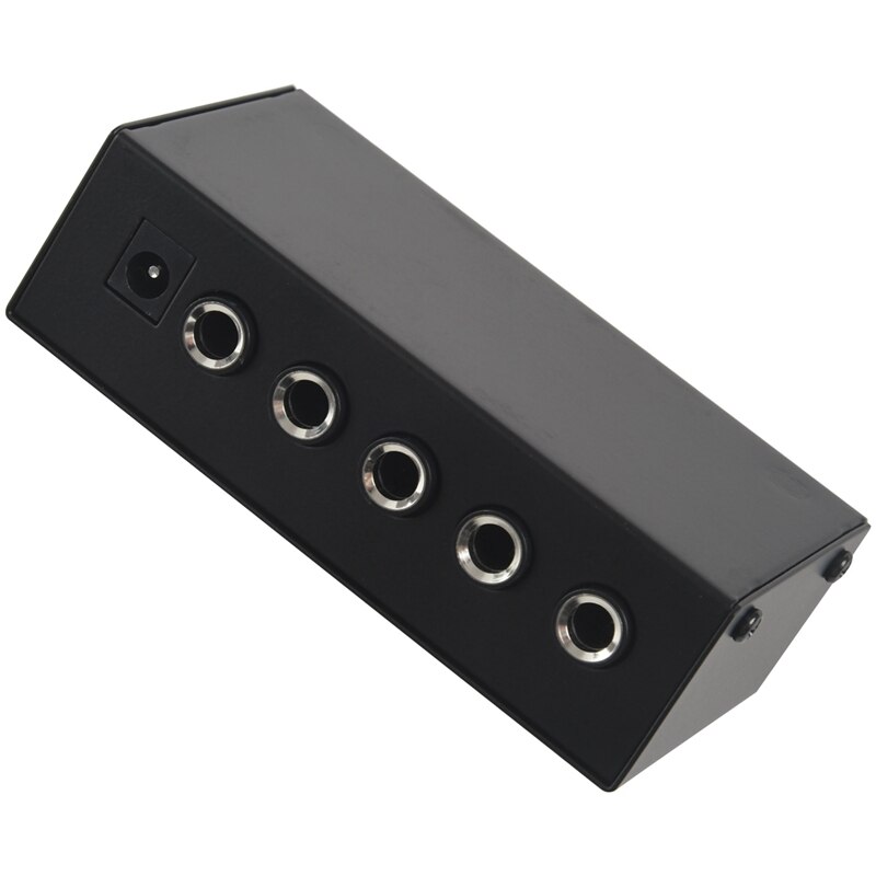 Eu-stekker ,ha400 ultracompacte 4- kanaals mini-audio stereo hoofdtelefoonversterker met voedingsadapter zwart
