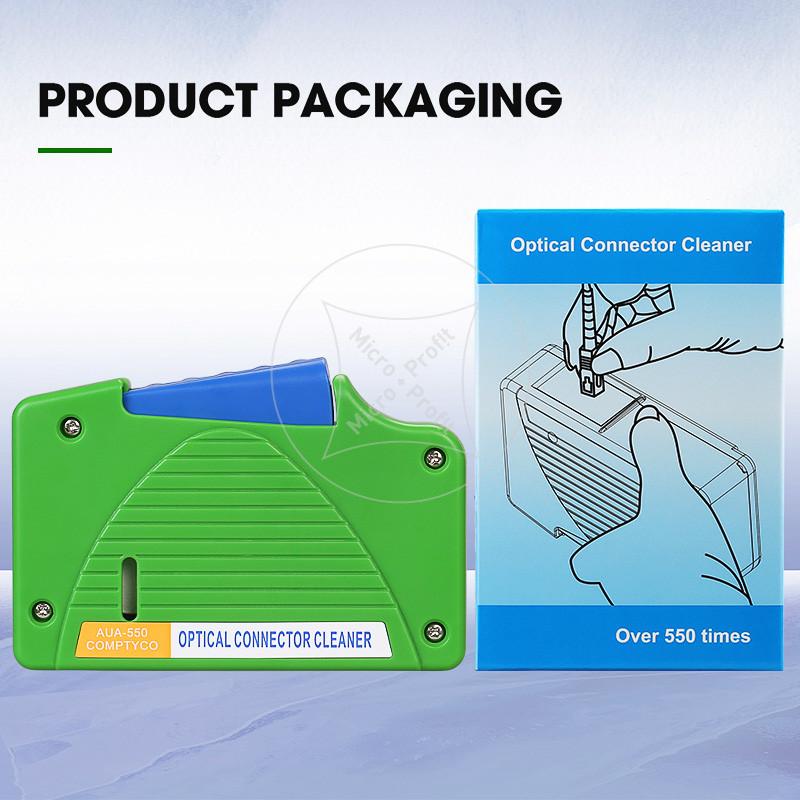 Fiber End Face Cleaning Box Pigtail Cleaner Cassette Fiber Wiping Tool Ftth Optic Fiber Cleaner Tools for SC/ST/FC