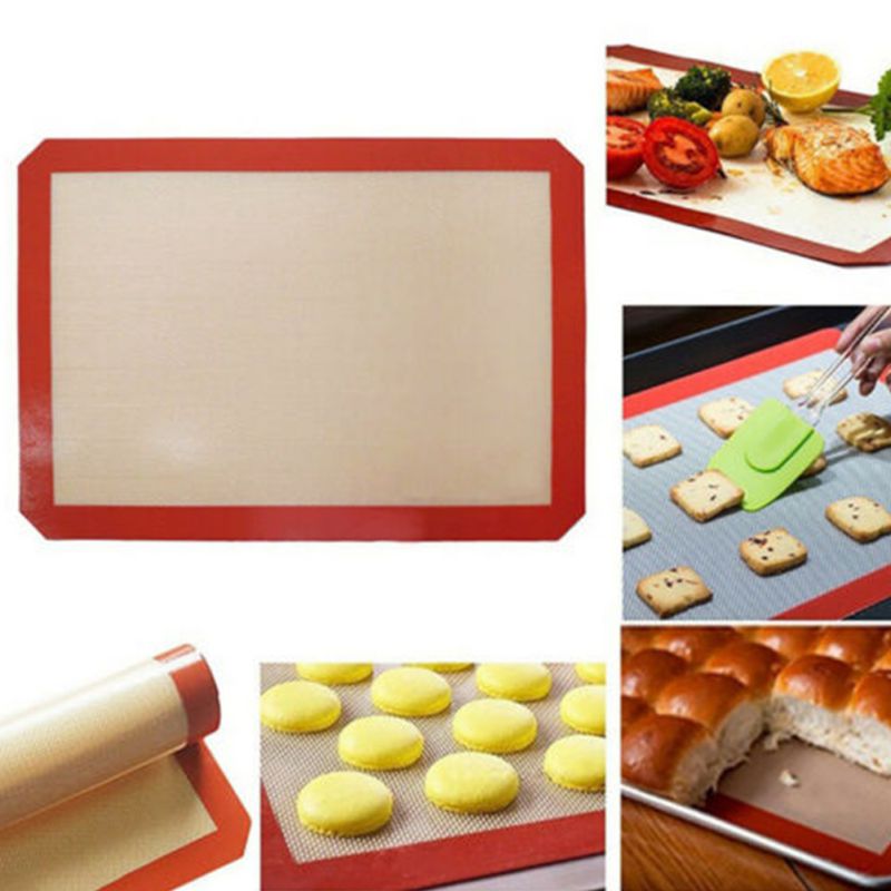 Silikon backen matt makronen Hohe temperatur beständig nicht-Stock backen matt Verdickt fiberglas bäckerei werkzeuge