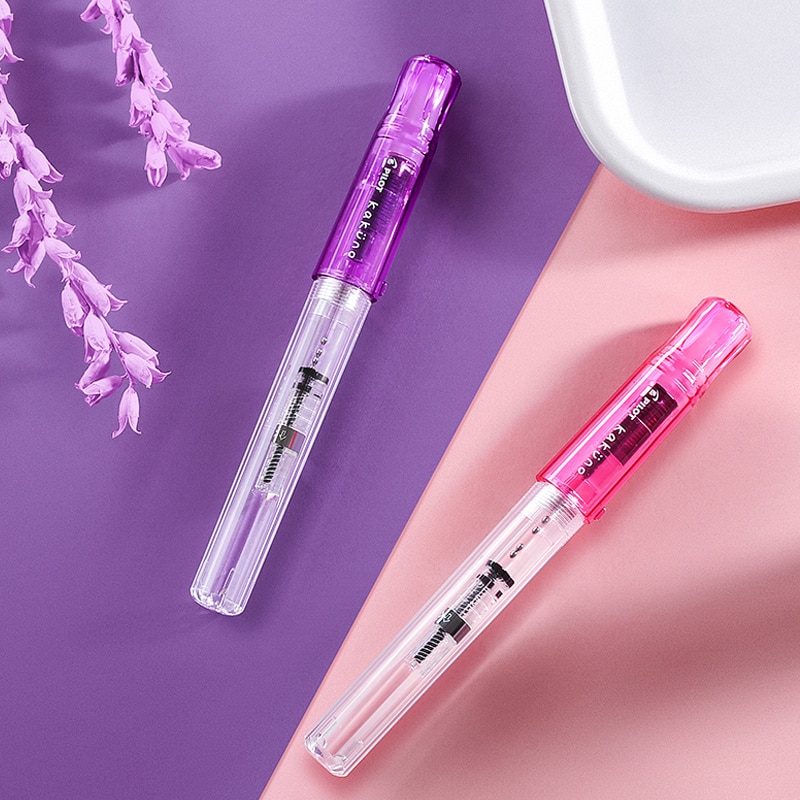 PILOT édition limitée KAKUNO Smiley stylo plume FKA-1SR spécial EF / F / M pointu bureau pratique échange de mots cartouche d'encre
