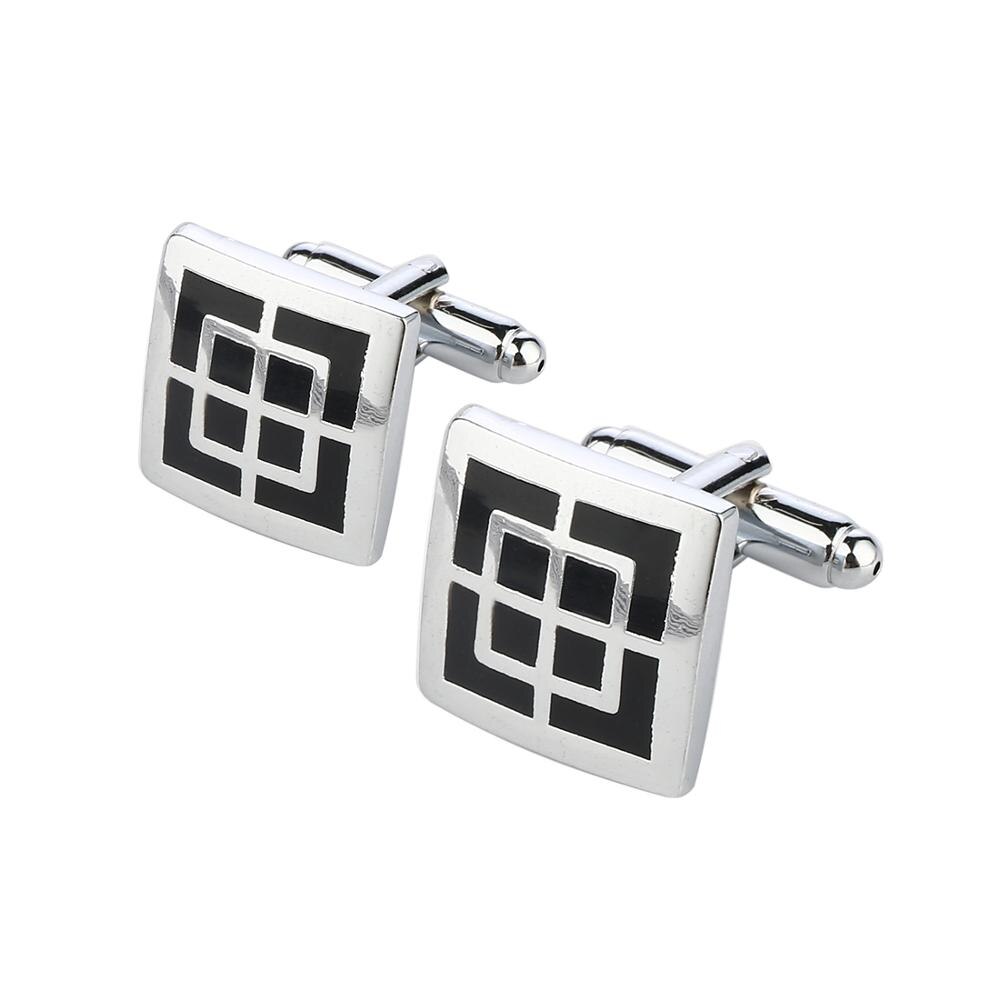 ZOSHI Französisch Hemd Manschettenknopf für Mens Manschette Verknüpfung Geschmack Männlichen Silber Farbe Luxus Hochzeit Manschettenknöpfe: CF0025