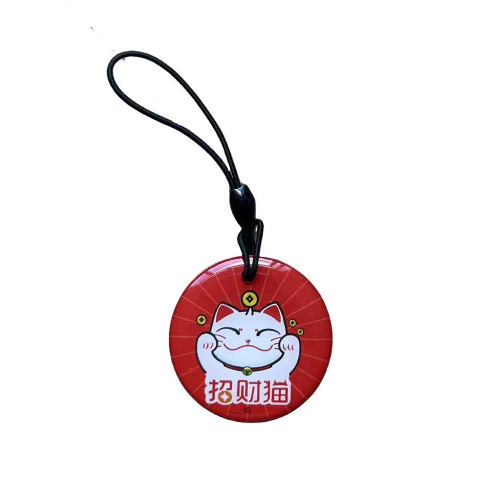 Porte-clés RFID réinscriptible, étiquette RFID, copie d'accès, carte de données vierge, anneau de jeton d'identification, porte-clés, contrôle d'accès ClhbKeychain, 125 tiens z, T5577, EM4305, 1PC: Vert foncé